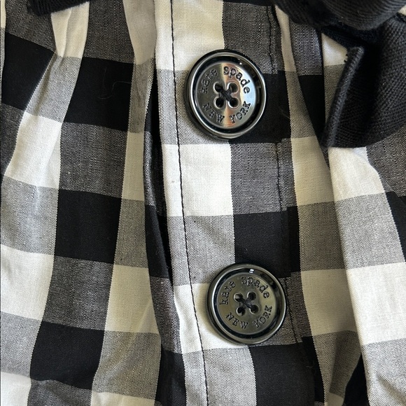 Kate Spade Black and White Plaid Mini Skirt (READ) - Picture 5 of 6